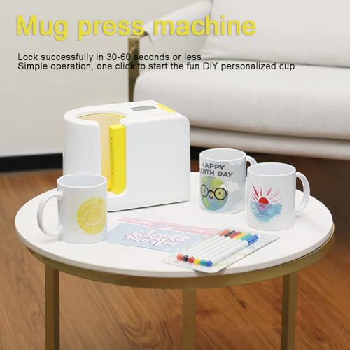 Máquina automática portatil para sublimación de tazas 11oz miniatura 2