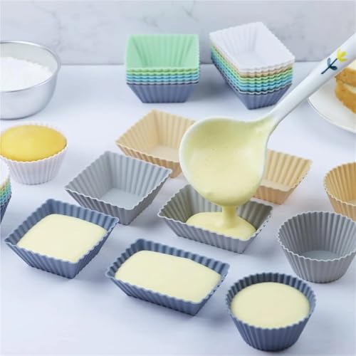 Moules à gâteaux silicone lot de 12 pour goûters réussis - 5