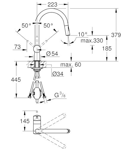 Review de Grifería para Fregadero Grohe los más solicitados. 24 Imagen adicional