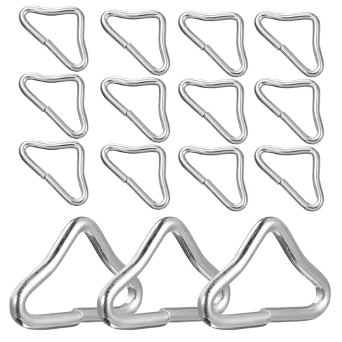 Réparer un tapis de saut endommagé avec 20 anneaux triangulaires pour trampoline en fer robuste