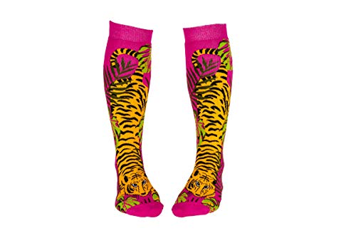 Chaussettes 3 en 1 randonnée ski rose Squelch en taille unique