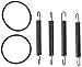 TopendGaskets brand Exhaust spring kit with O-rings Replacement for OEM Yamaha Banshee 350 1987-2006
