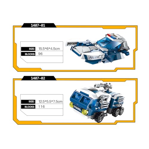 Image of SKY LINE OCEAN 6-in-1 Robot Toy Building Block Set Toys | Steam Kit for Kids | Build Robots & Mecha Warriors (577+ Pcs) | Birthday Gift for Boys & Girls || 5 Year Structural Warranty