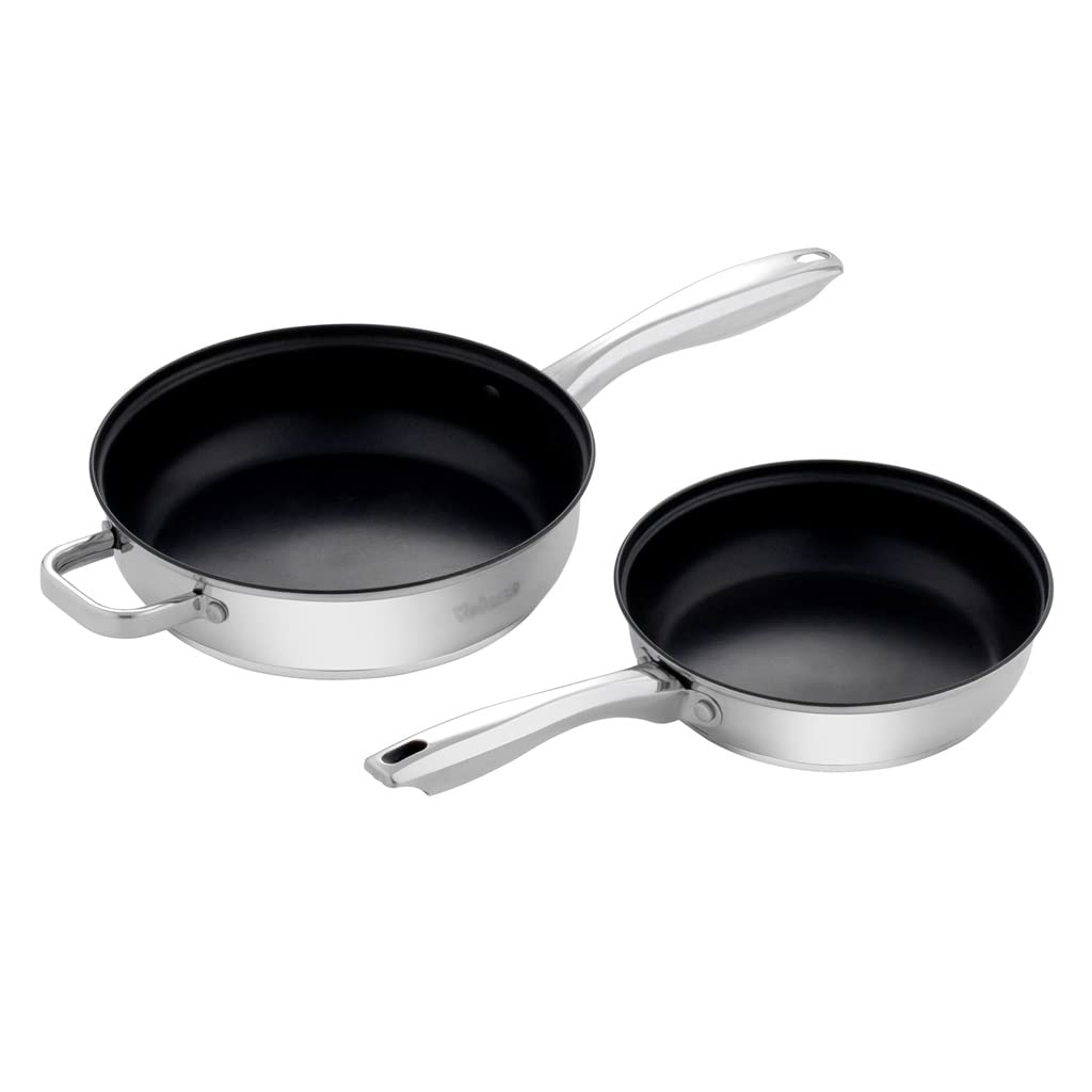 SHAWLA Pot Sets Stainless Steel Cookware Set, 8 Piece Safety 