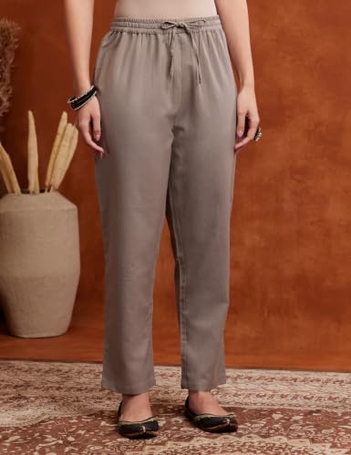 Image of Amazon Brand - Myx Women's Embroidered Kurta Set With Dupatta | Cotton Blend (Available In Plus Sizes)