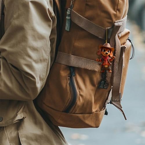 Christmas Acrylic Pendant Calendar | 24-Day Count Down to Christmas Dachshund Calendar - Collectible Keepsake 2D Acrylic Flat,for Living Room Mantel Tree Wall Window - Image 8