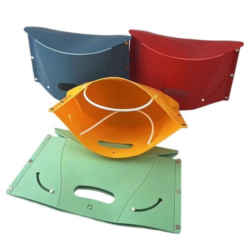 Tabourets de camping pliables x4 format poche compacts pour randonnée