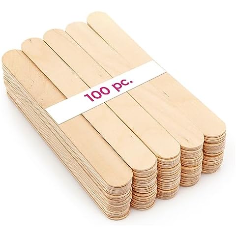 Spatules en Bois LALILL 100 Pièces Cover