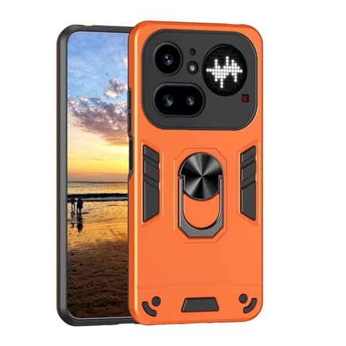 Coque silicone Nothing Phone 3a Lite orange pour sécuriser vos déplacements urbains