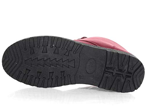 Dadawen Women's Suede Waterproof Lace Up Winter High Top Snow Boots Red Us Size 5.5 #TOP5