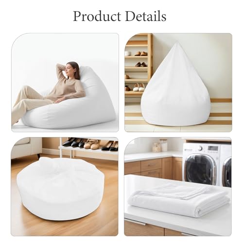 Funda para sillón tipo puff lavable STOBAZA para solucionar problemas de sudor y manchas 5