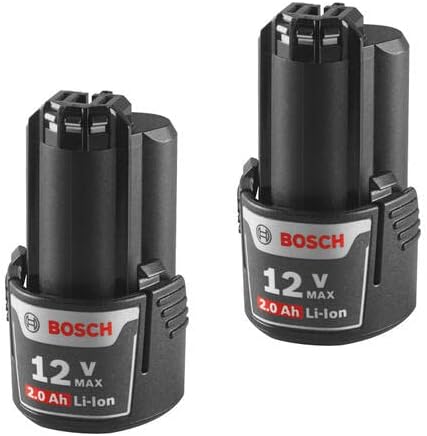 Batteries BOSCH 12V Max 2-Pack Lithium Ion 2Ah Batteries - BAT414