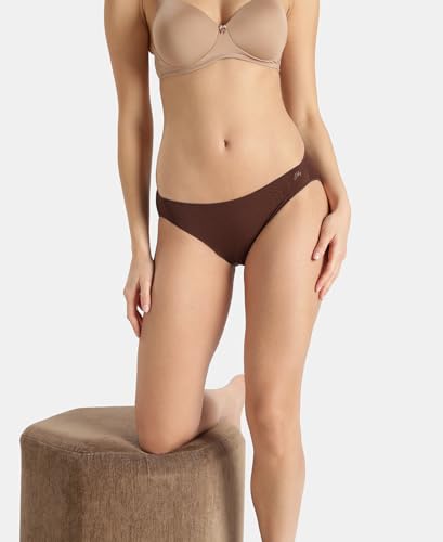 Image of Jockey 1803 Women Medium Coverage Micro Modal Elastane Stretch Bikini with Concealed Waistband and StayFresh Treatment