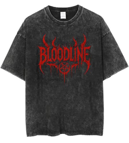 Image of boffi ... 100% Cotton Oversized T-Shirt Unisex Drop Shoulder Dye Washed Street Look Black Pack of 1