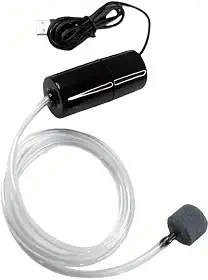 Bomba de Ar, Aquário USB Portátil com Filtro - Oxigenador Silencioso para Aquários de Peixes, Tanque Doméstico e Pesca ao Ar Livre