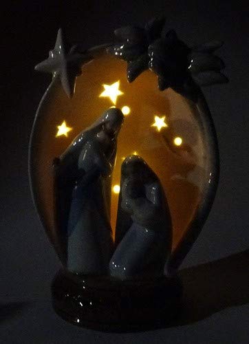 Presepio Natalino Menino Jesus Com Iluminação 20241