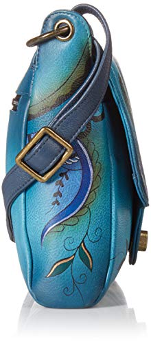Image of Anna by Anuschka Women's Genuine Leather Flap-Over Medium Shoulder Bag