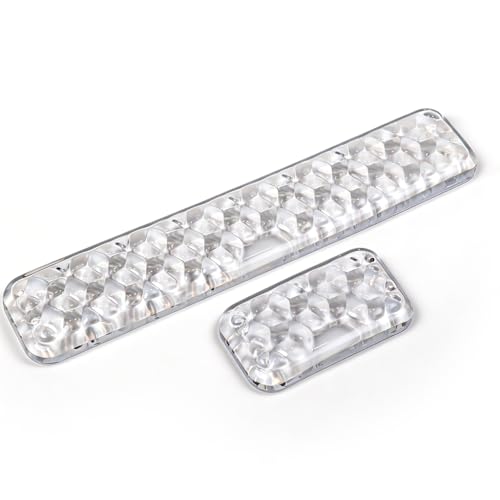 Image of Mouse & Keyboard Wrist Rest Pad Set of 2 Transparent Silicone Gel Hand Rest Non-Slip Footpad 16 inch Ergonomic Design Wrist Support for Office Computer Laptop Mac Typing Pain Relief Desk Gaming Accessory