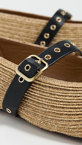 Madewell Women's Hera Mary Jane-Raffia Flat4