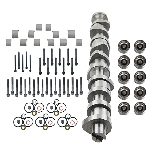 Niceke Jeu d'arbres à cames + 10 × Poussoirs hydrauliques 038109309A 070109101Q 2.5 R5 TDI Compatible avec BNZ BPC BPD BPE - Image 7