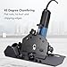 Qotolite 45° Beveling Tool Attachment, Compact and Portable, Metal, for DIY Professionals and Tile Cutting (Black Screw)