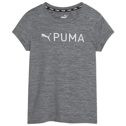 PUMA Girls Active Essentials Short Sleeve Performance T-Shirt