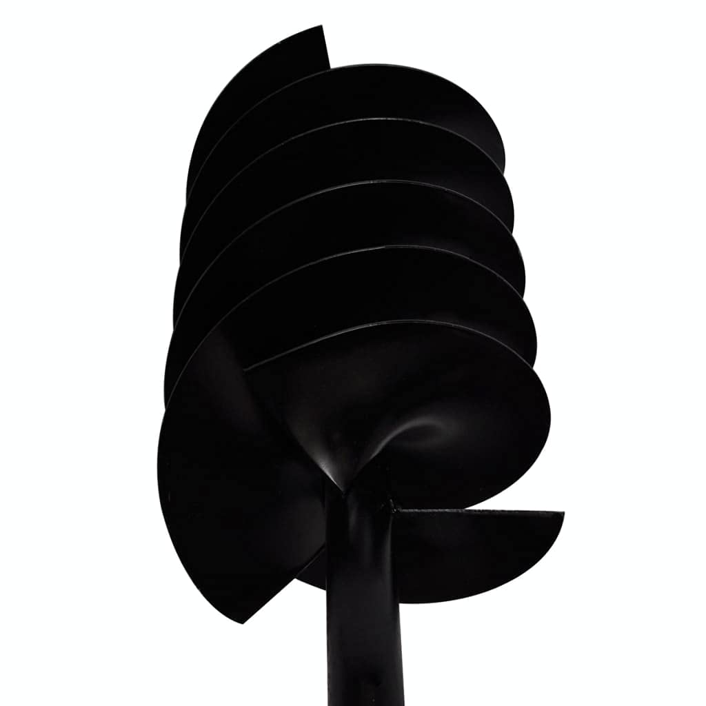 Generico Trapano da Terra con Manico 200 mm Tubo di Prolunga Acciaio 9 m,Trivelle