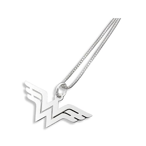 Necklace Handmade Dainty Delicate necklace sterling silver symbol - super hero - gift for women - girl jewelry - strong woman amazing mom gift