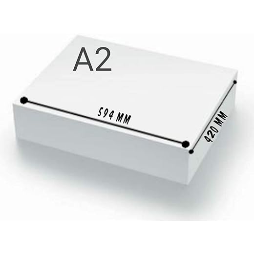 Ivory A2 Drawing Paper Natural White 420 mm