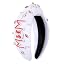 baseball mom knot headband