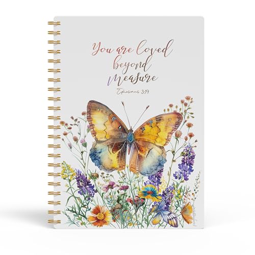 Evcprz LXg̒X ̎ XpCm[g You Are Loved Beyond Measure Journal ԕm[g /̎qւ̐M̃CXs[V^Mtg 5.5x8.3C`