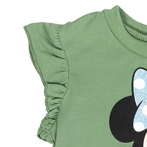 Image of Disney Mickey Mouse & Friends Girls' 2-Piece T-Shirt and Shorts Set for Baby & Kids