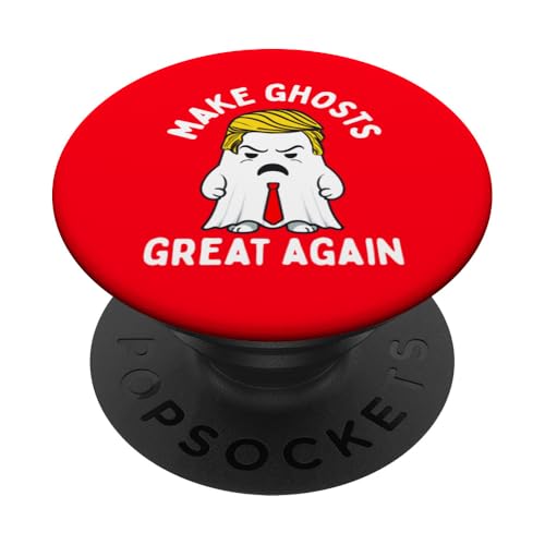 Make Ghosts Great Again Trump Ghost divertente costume di Halloween PopSockets PopGrip Intercambiabile