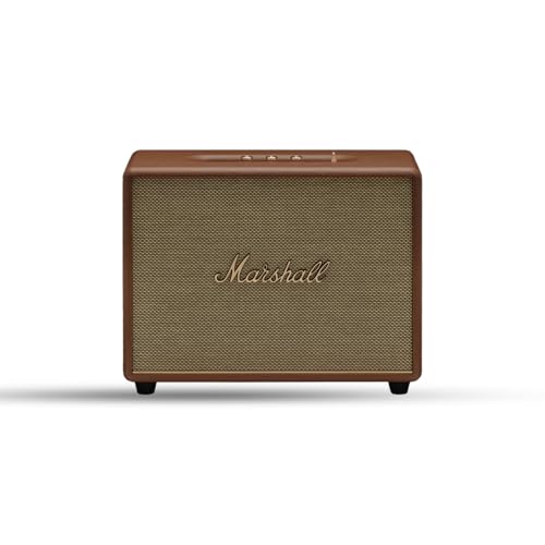 Image of Marshall Woburn III Wired Connectivity Home Speaker with HDMI Input, Bluetooth 5.2 & RCA or 3.5mm Input - Brown