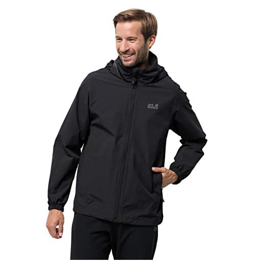 Jack Wolfskin Stormy Point jacka M hård skaljacka, svart, XL