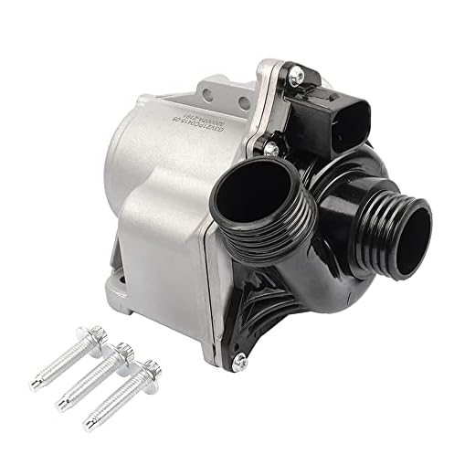 Electric Engine Water Pump w/Bolts 11517632426 Replacement for BM-W E60 E61 E82 E88 E90 F01 640i 535i 740i 740Li 135i 335i 335is 335xi 535xi 135is X1 X3 X4 X5 X6 Z4 3.0L L6#11517586929 A2C59514607