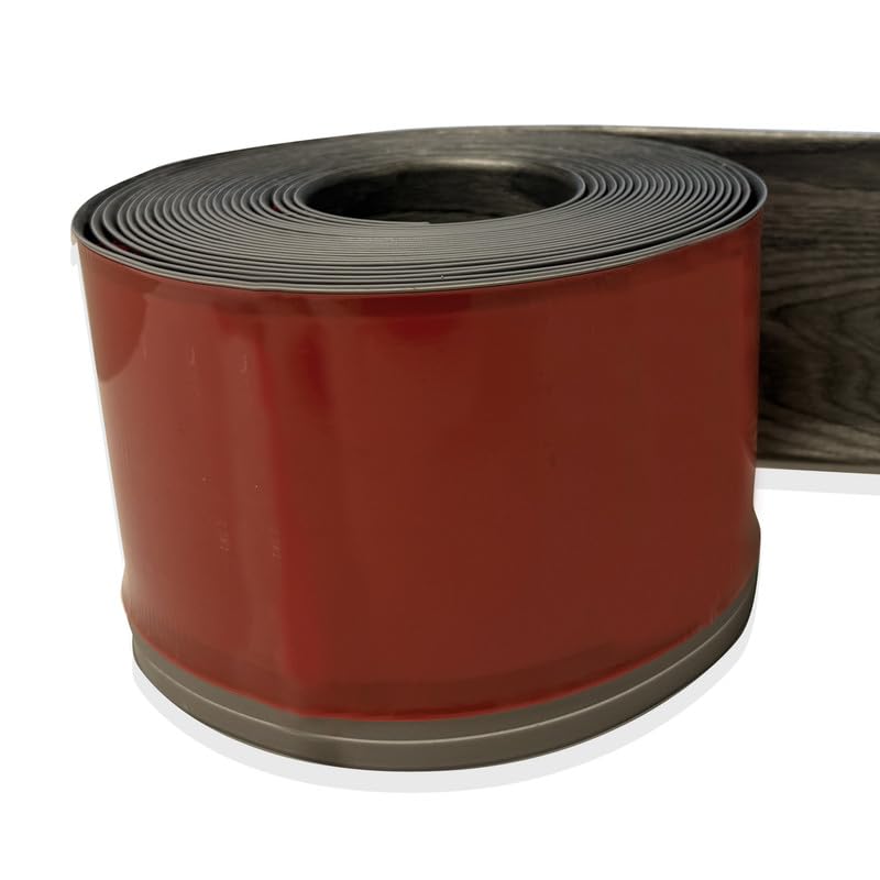 Base de pared de vinilo oscuro PRO FLEX de 5 pulgadas y 80 pies 2