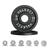 HulkFit 2-inch Olympic Steel Plate, 5lb Pair