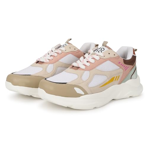 YOHO Chunky Sneakers for Women | Cushioned Insole | Anti-Skid | C...