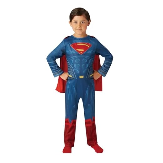 Rubies - Disfraz de Superman Justice League para niño, infantil 3-4 años ( 640811-S)