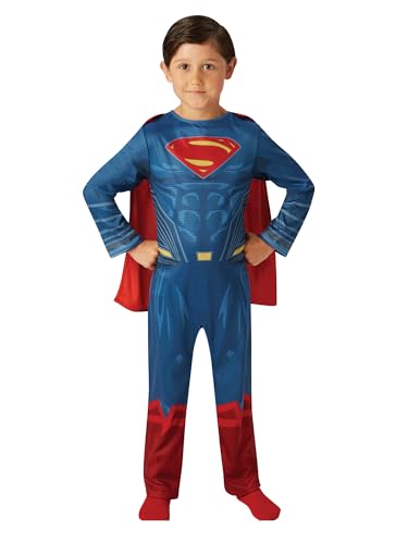 Rubies   Disfraz de Superman Justice League para niño, infantil 3 4 años ( 640811 S)