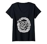 Damen Barettabzeichen Der Artellerie - Bundeswehr T-Shirt mit V-Ausschnitt