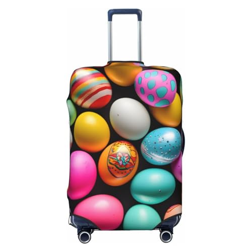Easter Eggs Print Luggage Cover Suitcase Protector Anti-scratch