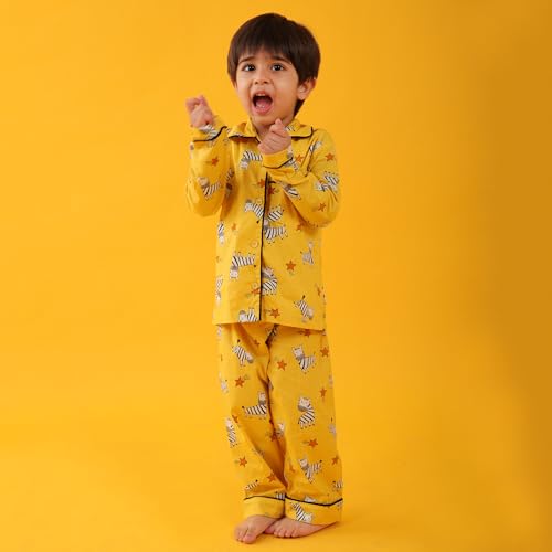 Image of Jam & Sugar Boys Cotton Printed Night Suit Set