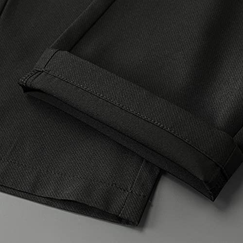 Pantalón de Vestir Ajustado para Hombre Talla 34 Negro miniatura 5