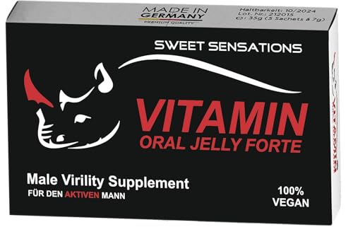 Complejo vitamínico con Maca con Tribulus, Fórmula Natural para Hombres Extra Fuerte, 600 mg de Ginseng Rojo, Lujuria y pasión