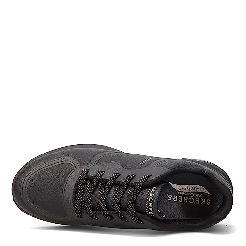 Skechers Skechers Women's Street, Arch Fit: S-Miles - Mile Makers Sneaker - Wide Width Black 8 W