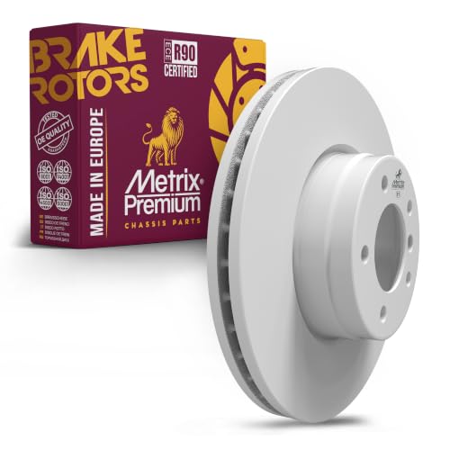 Metrix Premium Chassis Parts Coated Brake Rotor 324 mm Fits BMW 528i