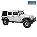 EAG JK Rear Fender Flares Mud Guards 2PCS Fit for 07-18 Wrangler JK Edge Steel Tube Style…