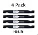 Stens 4 Pack 340-178 Blade for AYP Sears Craftsman 127843 138498 138971